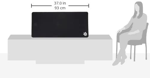 SteelSeries QcK Gaming Mouse Pad - XXL Thick Cloth - Sized to Cover Desks