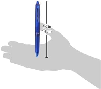 Pilot FriXion Ball 0.7mm Erasable Gel Pens, Fine Point, Blue Ink, Pack Of 6