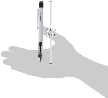 Tombow Mechanical Pencil, Monograph 0.5mm, White (DPA-134A)