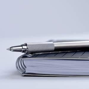 Zebra F-701 Metal Pen - Ballpoint Fine Point Stainless Steel - 0.8mm - Black Ink - Retractable Zebra Pens with 2 Black Ink Refills