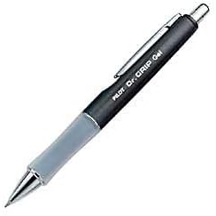 PILOT Dr. Grip Limited Refillable & Retractable Gel Ink Rolling Ball Pen, Fine Point, Metallic Charcoal Gray Barrel, Black Ink, Single Pen (36270)
