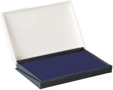 Veltec Premium Quality Felt Rubber Stamp Ink Pad, 2-3/4" x 4-3/8", Durable Lightweight (Blue)