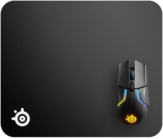 SteelSeries QcK Gaming Mouse Pad - Medium Cloth - Optimized For Gaming Sensors