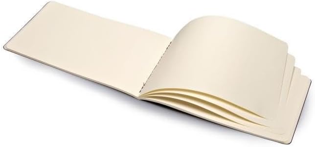 Moleskine Art Sketch Album, Hard Cover, Large (5" x 8.25") Plain/Blank, Black, 88 Pages