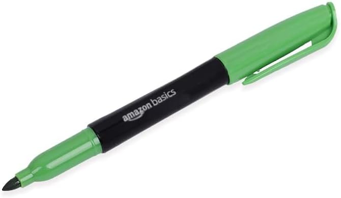 Amazon Basics Fabric Markers, Assorted Colors, 8-Pack