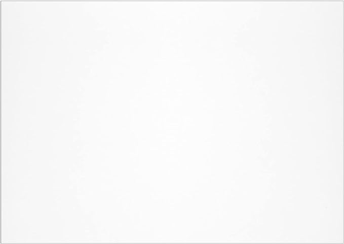 200 Pack White 300 GSM / 110 lb Thick Cardstock Paper - Blank Heavyweight Wedding Invitation Cards for Printing, Flashcards, Postcards - 5x7 inch