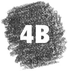 STAEDTLER Mars Lumograph 4B Graphite Art Drawing Pencil, 6 Pencils