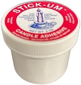 Fox Run Stick-Um Candle Adhesive, 2 Ounces