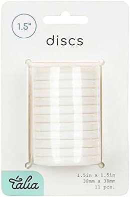Talia Discbound Notebook - Discs (White, 1.5inch)