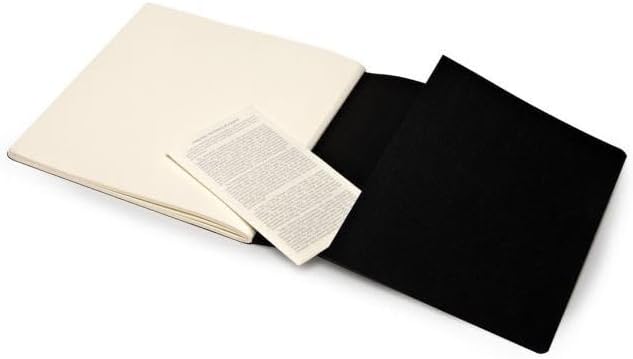 Moleskine Art Sketch Album, Soft Cover, Square (7.5" x 7.5") Plain/Blank, Black, 88 Pages