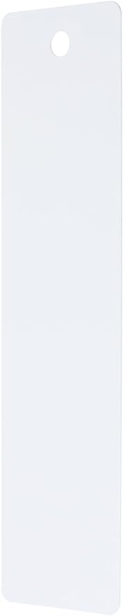 Sublimation Blank Bookmarks 15Pcs Double-Side Heat Transfer Metal Craft Book Marker with 15Pcs Colorful Silky Tassels for Birthday Wedding DIY Projects and Gift Tag (3.2x12cm, Rectangle)