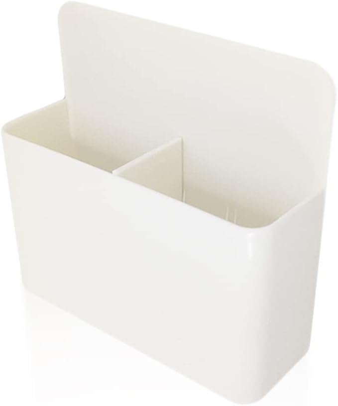 1 Pack Magnetic Marker Holder, Dry Erase Marker Holder Chalk Pen Storage Organizer for Whiteboard/Blackboard, Fridge/Regrigerator, Metal Locker, and Cabinet, (White)