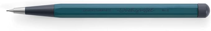 LEUCHTTURM1917 - Drehgriffel Mechanical Pencil - Refillable Writing Stylus with 0.7 mm HB Graphite Lead (Pacific Green)