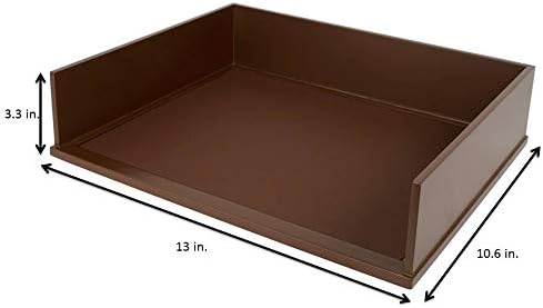 Victor Mocha Brown Collection, Letter Tray, Brown, (B1154)
