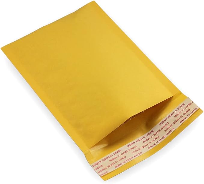 10 EcoSwift Size #000 4 x 8 Kraft Bubble Mailers Self Sealing Bulk Padded Shipping Supplies Packaging Materials Envelopes Bags 4 inches by 8 inches