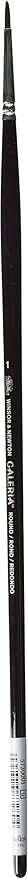 Winsor & Newton Galeria Round Long Handle Brush, Size 1