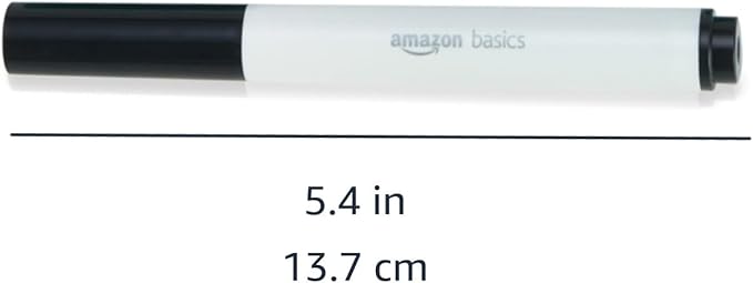 Amazon Basics Colored Markers Pack of 10, Broad Line Washable Markers, Multicolored for Drawing, School