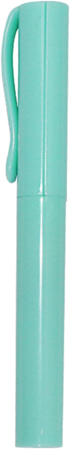 Pen Style Scissors with Cover Foldable Scissors Student Scissors Small Craft Scissors Embroidery Scissors for School, 1.4*2*11.4cm, Green