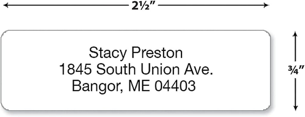 Personalized Return Address Labels, Roll of 250 Transparent Clear Self-Adhesive Labels Without Dispenser, Customize with Name & Shipping Address, Colorful Images