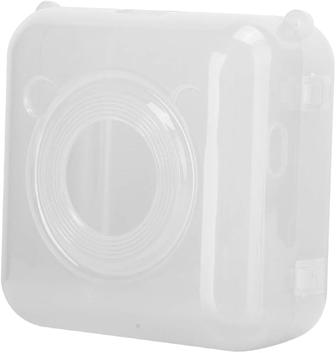 ASHATA Transparent Case for PeriPage Mini Pocket, Shockproof Pocket Printer Protective Shell for Peripage Pocket Thermal Printer (Transparent)