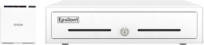 Square Register Hardware Bundle -M10 2" USB Receipt Printer and 13" Cash Drawer 4 Bill 5 Coin