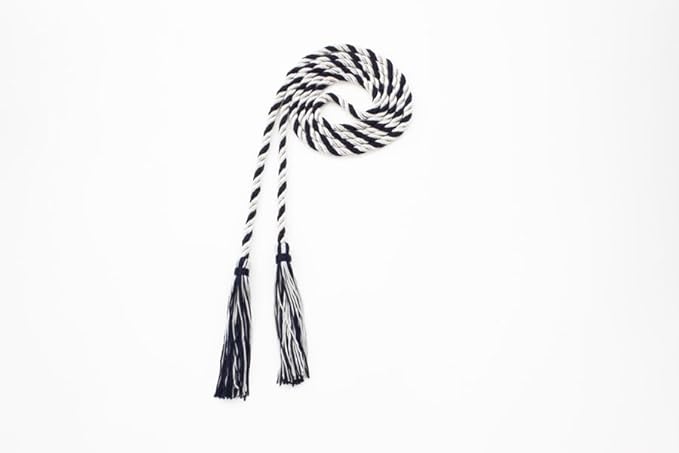 Tassel Depot Graduation Honor Cord - Gray/Navy - Every School Color Available - Made in USA