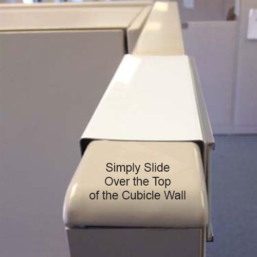 The Original Over the Cube - Quality Aluminum, Changeable Cubicle Nameplate Holder,(3" Cubicle Wall Depth) Made in The USA