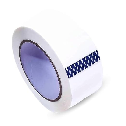 Heavy Duty Packaging Color Tape for Shipping,Packing and Moving 2" Wide x 2.0 Mil Thick -110 Yrd Roll -Acrylic Adhesive Tape for Box Sealing. (1 Roll, White, 2" Wide x 110 yds)