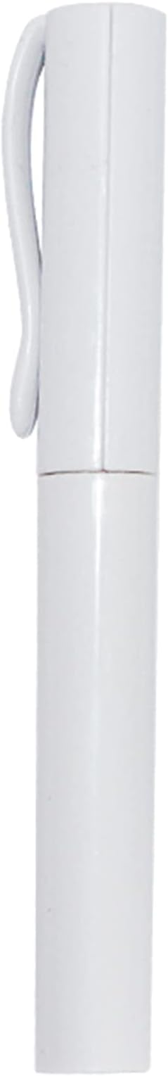 Pen Style Scissors with Cover Foldable Scissors Student Scissors Small Craft Scissors Embroidery Scissors for School, 1.4*2*11.4cm, White