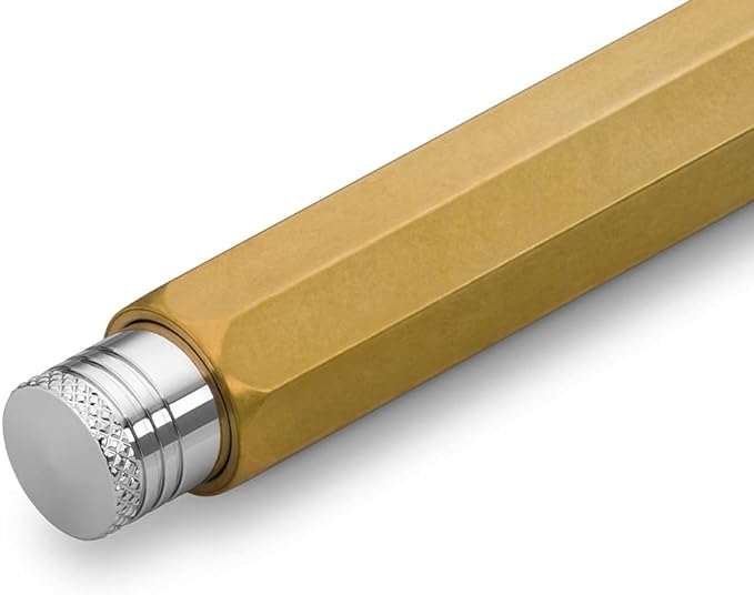 Kaweco SKETCH UP Clutch Pencil 5.6 mm 5B Brass I Exclusive Mechanical Pencil with Lead Refill I Pencil 10.5 cm