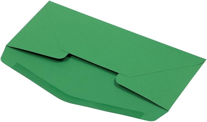 JAM PAPER #10 Business Colored Envelopes - 4 1/8 x 9 1/2 - Green Recycled - 100/Pack