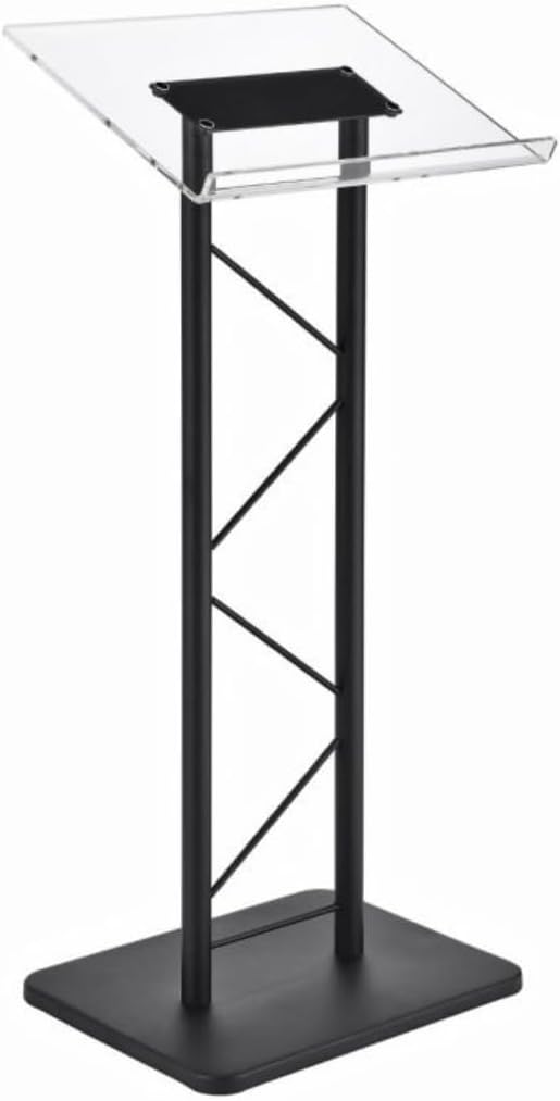 Kingdom KML15TA Modern & Stylish Acrylic and Metal Podium (43.4" Height)