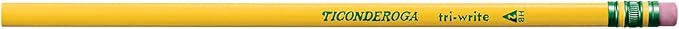 Dixon Ticonderoga Ticonderoga Wooden Pencil, 0.7mm, #2 Soft Lead, 8/Pack (13852) (X13852)