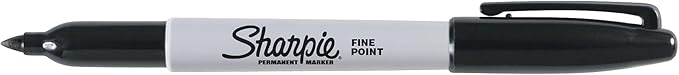 Sharpie Fine Tip Permanent Marker - Black (Pack of 8)
