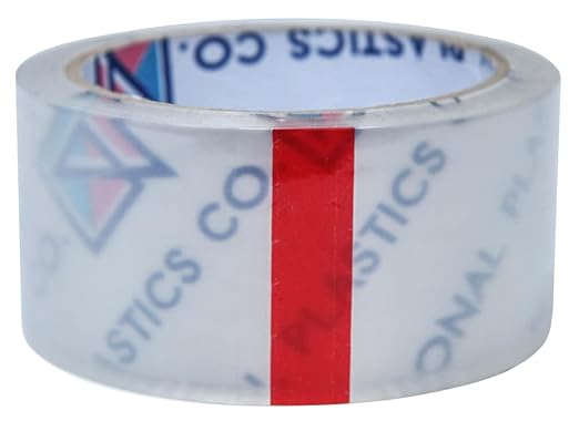 Heavy Duty Packing Tape Refill, 1.88 Inch x 60 Yards, 6 Rolls, 3" Core, Packing, Shipping and Mailing, Strong Seal on All Box Types (6 Pack, Clear)