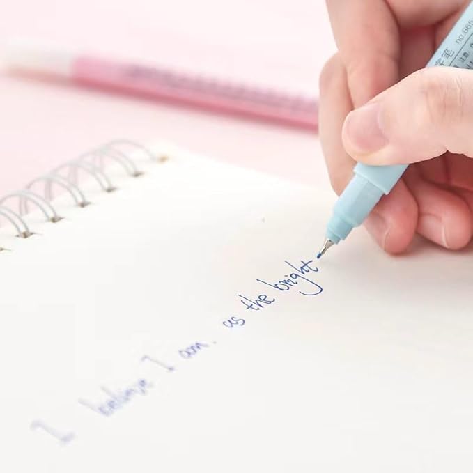 Colored Fineliner Pens, 0.38mm Fine Tip Pens, 8 Colors Fine Point Pen, Bible Journaling Planner Micro Pens Set for Writing, Drawing, Note Taking, Bullet Journaling