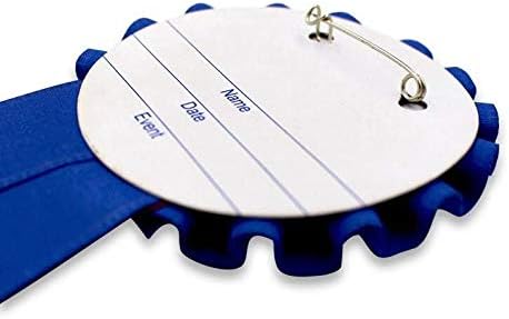 Premium Award Ribbons Blue,Red,White - 1st, 2nd,3rd Place - 5 set of the 3pack (15 ribbons) - First Second Third Place Winner Ribbons