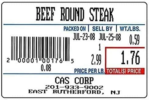 LST-8010 Printing Scale Label, 58 x 40 mm, UPC 36 Rolls Per Case. Lower Price Than 12 Rolls. Try it.