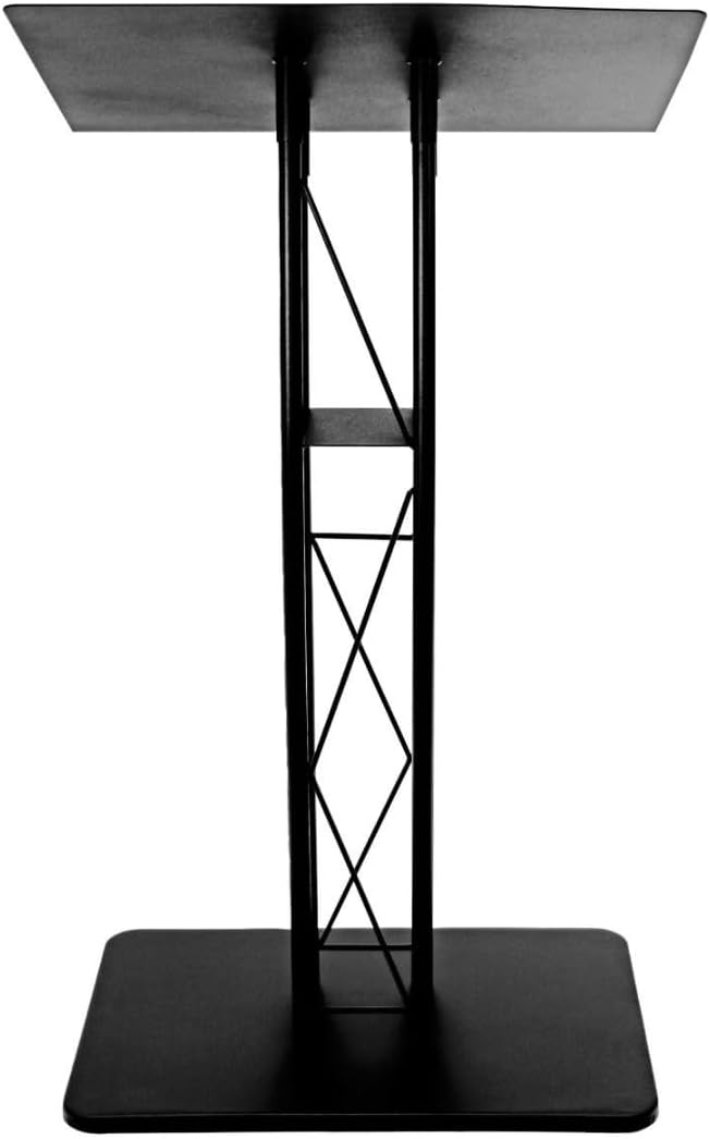 Kingdom KML17B Podium, Modern Metal Podium for Churches, Meetings, Halls