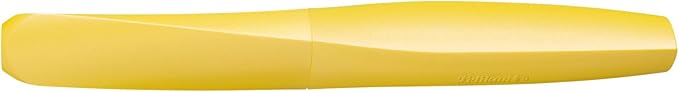 Pelikan Twist Fountain Pen with 1 Ink Cartridge, Medium Nib, Bright Sunshine, Boxed (820202)
