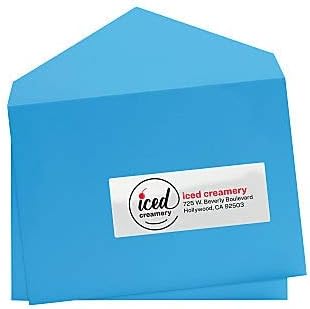 Avery Address Labels with Sure Feed and Easy Peel Technology, Glossy White Labels, 1" x 2-5/8", Permanent, Laser/Inkjet, 750 Glossy Labels (6526)