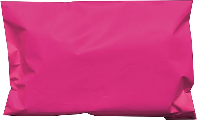 Colored Poly Mailers Pack of: Be creative with your packaging with Colored mailers (Pink, 6" x 9" pack of 200)