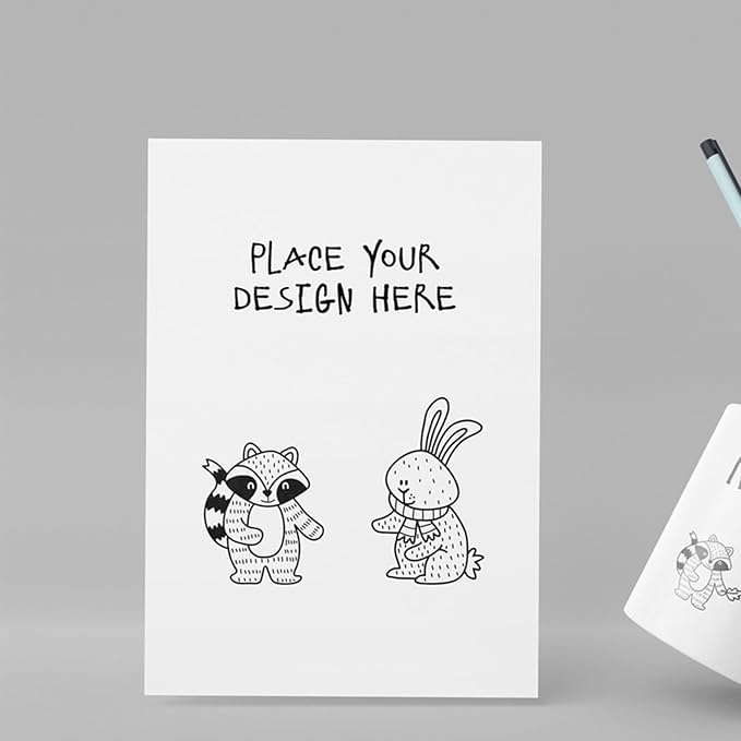 100 Sheets White Cardstock Thick Paper - Blank Heavy Weight 350gsm Cover Card Stock for Invitations,Stationery Printing,Scrapbooking,Crafts,DIY Cards, Paper Crafting (8x10 Inches)