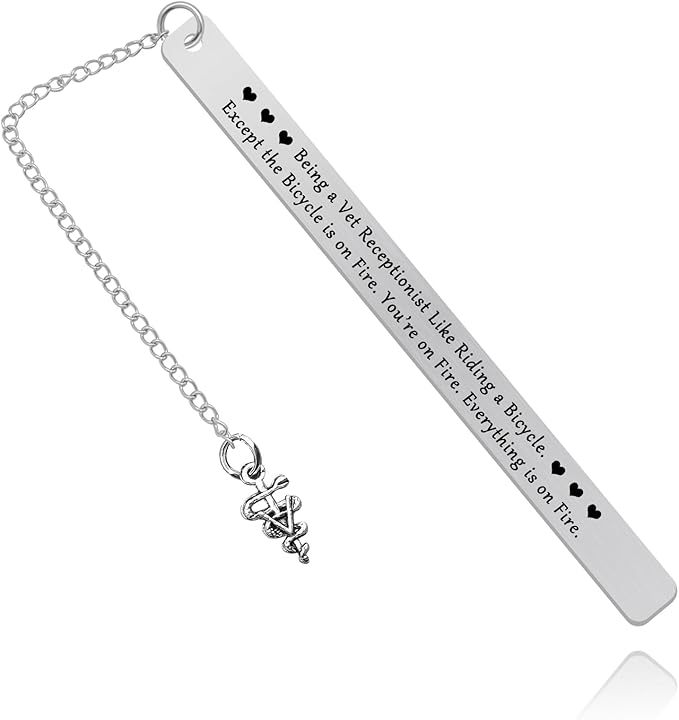 Veterinarian Appreciation Bookmark Vet Receptionist Gift Vet Tech Gift Animal Rescue Vet Nurse Gifts Graduation Bookmark Gift Veterinary Assistant Veterinary Student Veterinary Week Bookmark Gift