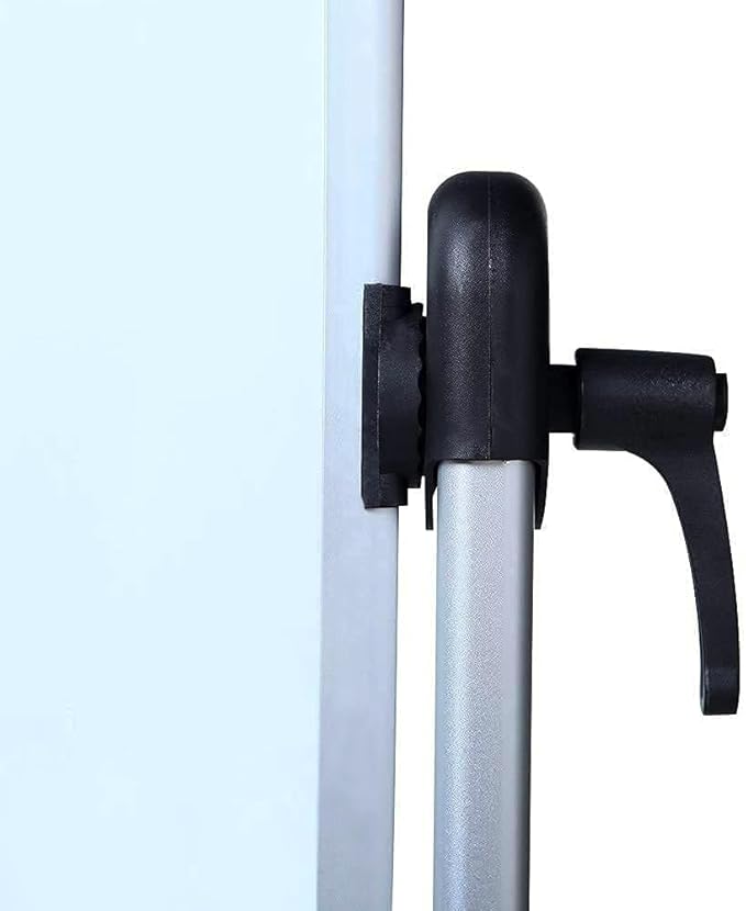 VIZ-PRO Double-Sided Magnetic Mobile Whiteboard,72 x 48 Inches Aluminium Frame and Stand