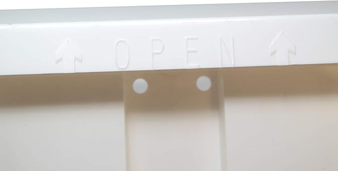 Outdoor Real Estate Brochure Box with Snap Shut Lid, Take One Document Holder Can Hold 100, 8.5 x 11 Documents, Flyers, Literature and Other Outdoor Marketing Needs