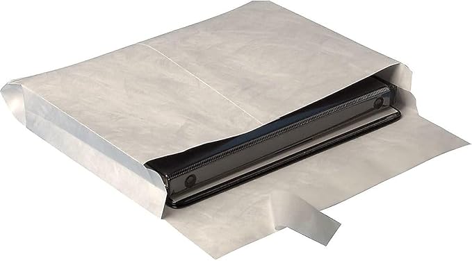 Quality Park Survivor 10 x13 Inch Catalog Envelopes made w/ 14 lb DuPont Tyvek, Expands 2", Peel and Seal Self Seal Closure, White, 100/Box (QUAR4430)