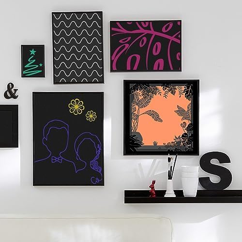 300 Sheets White Black Card Stock Paper,8.5 x 11 Inch Cardstock Paper,180gsm/65lb Thick Cardstock Printer Paper, Blank Heavy Card Paper for Invitations, Greeting Cards Making, Postcards