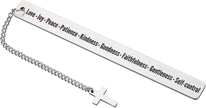 Bible Verse White Elephant Gifts Christian Jesus Spiritual Gifts for Women Sister Baptism Confirmation Gifts for Teen Girls Boys Christian Bible Accessories Bookmark Gifts for Her Religious