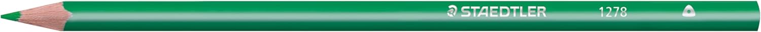 STAEDTLER Colored Pencils, Triangular Barrel, 24 Pack Assorted, Metal Tin 1278 M24
